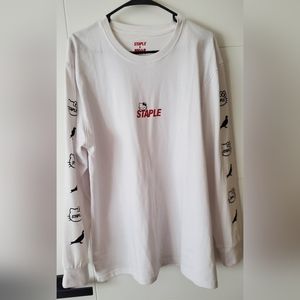 Staple pigeon x hello kitty white long sleeve size L